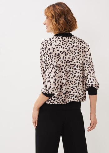 Phase Eight Calla Leopard Print Shirts Multicolor Australia | MS9526831